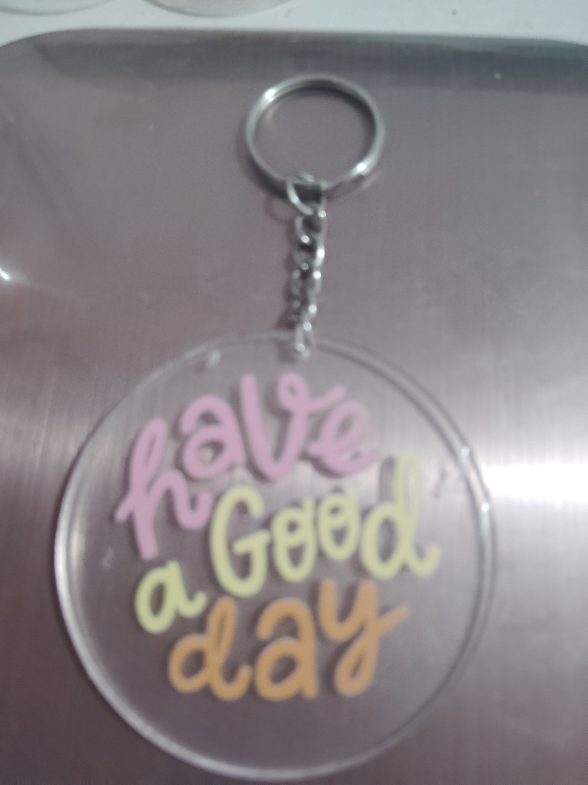 Have a good day keychain