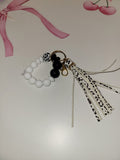 Black and white kids/small wristlet