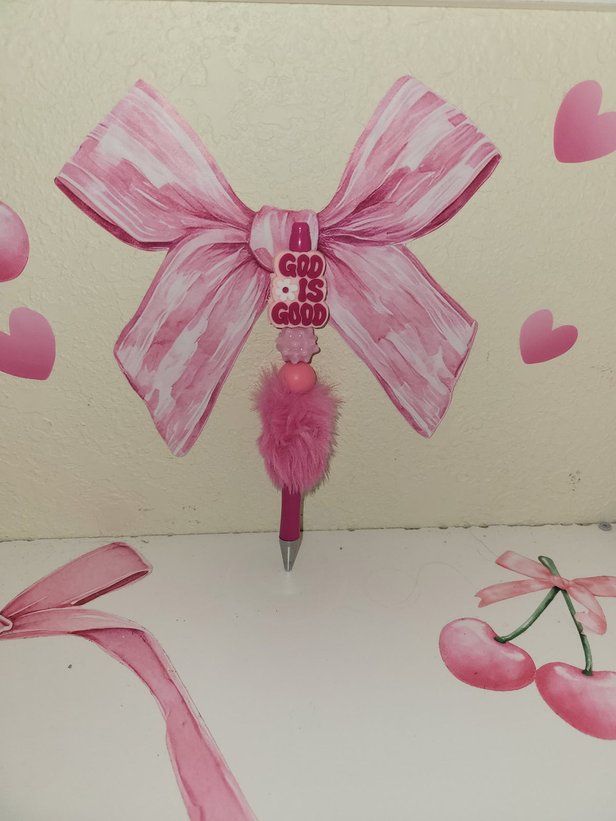 Pink God is good pen
