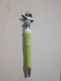 Gree kitty beaded pen