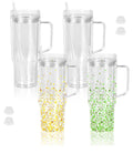 40 oz snowglobe tumbler with lid! (Make on live)