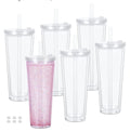 24 oz snowglobe tumbler (make on live)