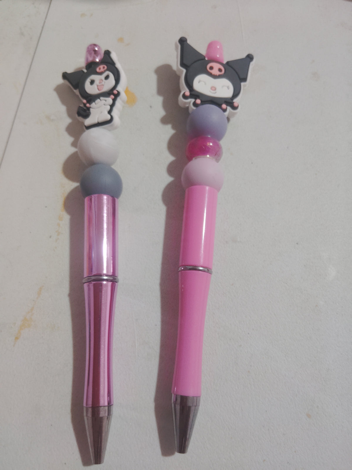 Pink or metallic pen